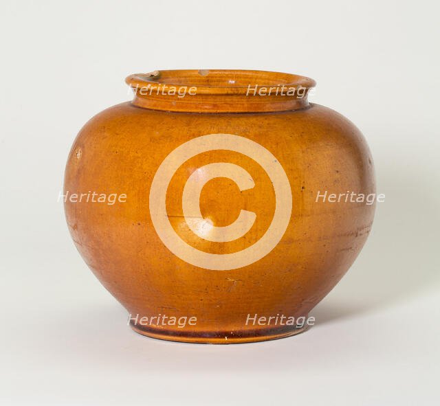 Globular Jar, Tang dynasty (618-906), first half of 8th century. Creator: Unknown.