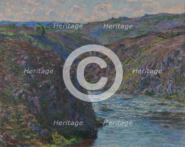 Les Ravins de la Creuse , 1889. Creator: Monet, Claude (1840-1926).