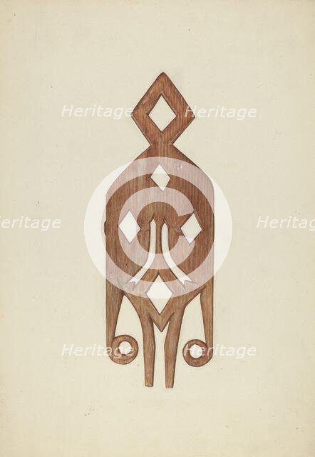 Geometric Weather Vane, c. 1938. Creator: Laura Bilodeau.