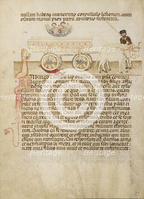 The Mother of Allegranzia Appealing to Saints Aimo and Vermondo to Save Her Child, about 1400. Creator: Anovelo da Imbonate.