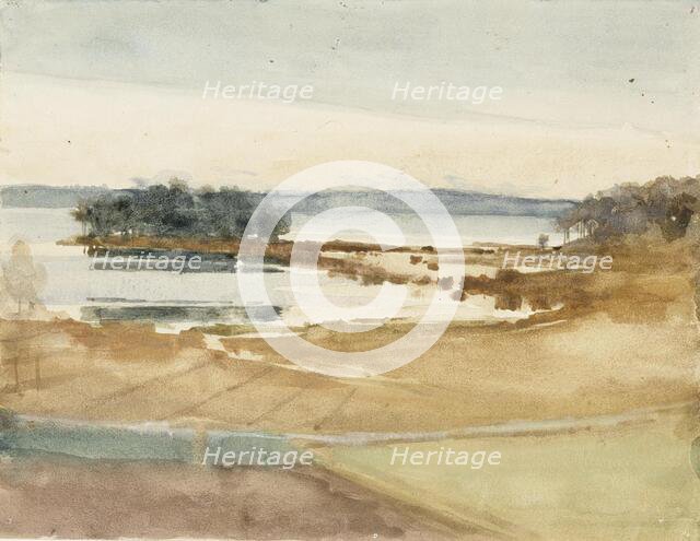 Seashore, Brown Sand, c1890s. Creator: Albert Edelfelt.