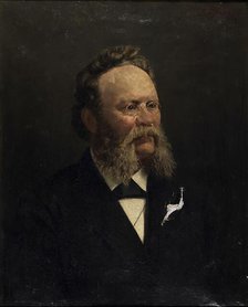 Minister Josef Jirecek, 1890. Creator: Franz Zenisek.