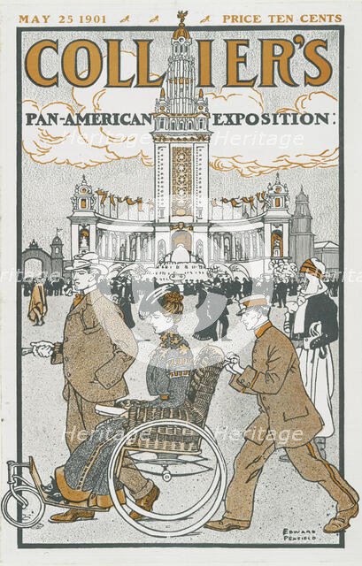Collier's, Pan-American Exposition, May 25, 1901, Price Ten Cents, c1901. Creator: Edward Penfield.