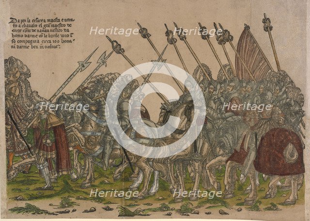 Ceremonial Procession in Bologna on 5 November 1529, on the Occasion of Charles V's Coronation by Po