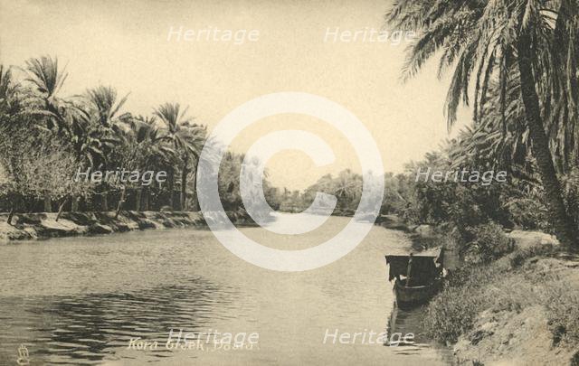 'Kora Creek, Basra', c1918-c1939. Creator: Unknown.