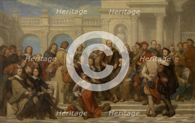 Painters and Sculptors, c1860s. Creator: Nicaise de Keyser.