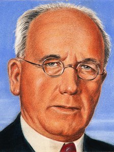 Peter Fraser 1944 (cropped), c1944. Creators: William Timym, Central Office of Information.