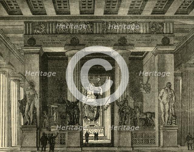 'Temple at Olympia, Restored', 1890.   Creator: Unknown.