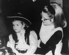 Princess Grace of Monaco and her daughter Princess Stephanie, Monaco, 1968. Artist: Unknown