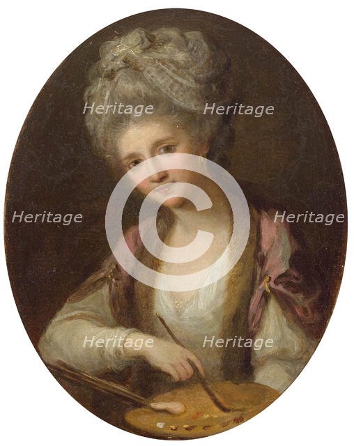 Self-portrait, 1780. Creator: Kauffmann, Angelika (1741-1807).