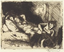 Going to Bed (Le coucher), 1913. Creator: Paul Albert Besnard.