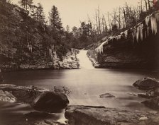 Lula Lake, Upper Falls, Lookout Mountain, Georgia, 1864-1865. Creator: Isaac H. Bonsall.