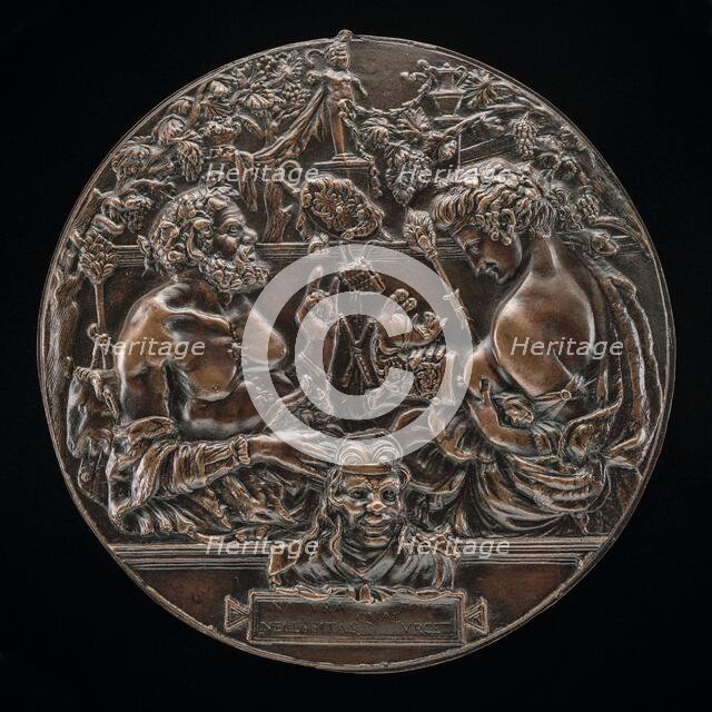 A Satyr and a Bacchante (Allegory of Reproduction), fourth quarter 19th century. Creator: Unknown.