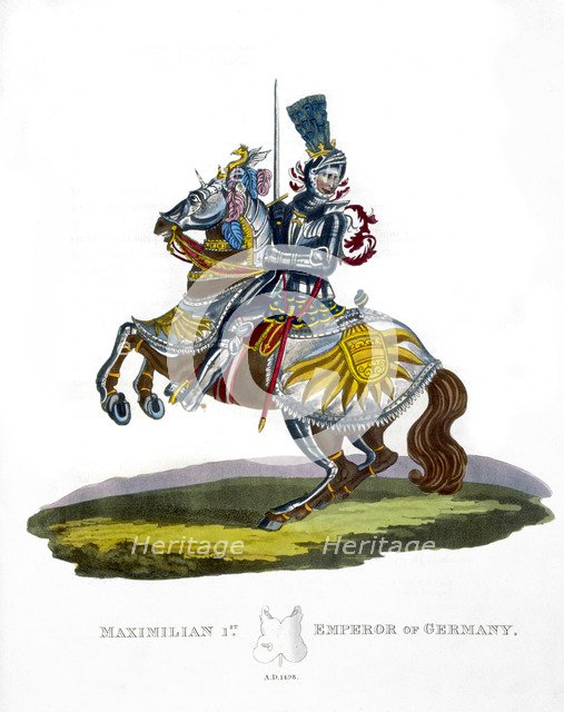 Maximillian I, Holy Roman Emperor, (1824). Artist: Unknown