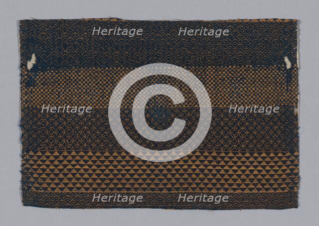 Fragment, Japan, 18th century, late Edo period (1789-1868)/ Meiji period (1868-1912). Creator: Unknown.