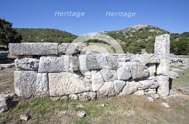 The walls of Kassope, Greece. Artist: Samuel Magal