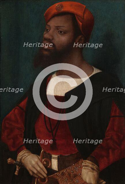 Portrait of an African Man, c.1525-c.1530. Creator: Jan Mostaert.