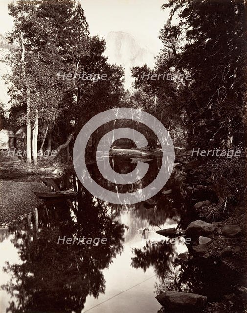 South Dome, 6,000 feet, Yosemite, ca. 1872, printed ca. 1876. Creator: Attributed to Carleton E. Watkins.