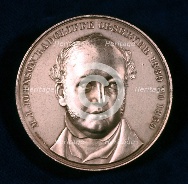 Manuel John Johnson, English astronomer, 1862. Artist: Unknown