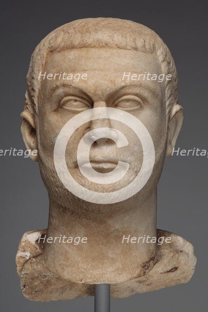 Fragment of a Togate Statue of Diocletian, about A.D. 295-300. Creator: Unknown.