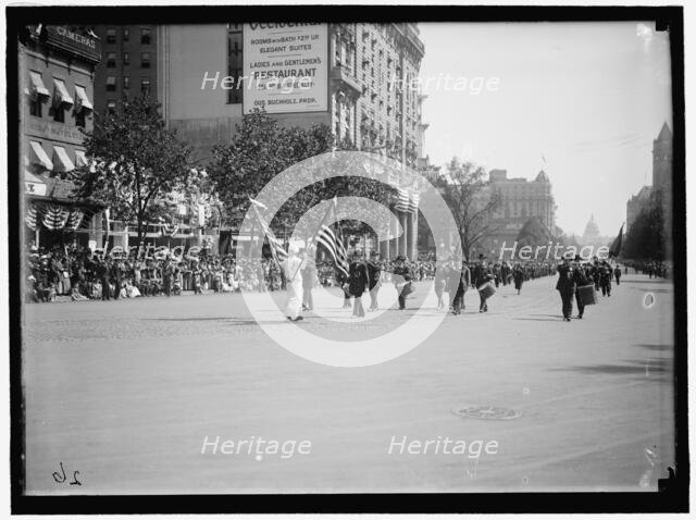 Parade On Pennsylvania Ave, between 1910 and 1921. Creator: Harris & Ewing.