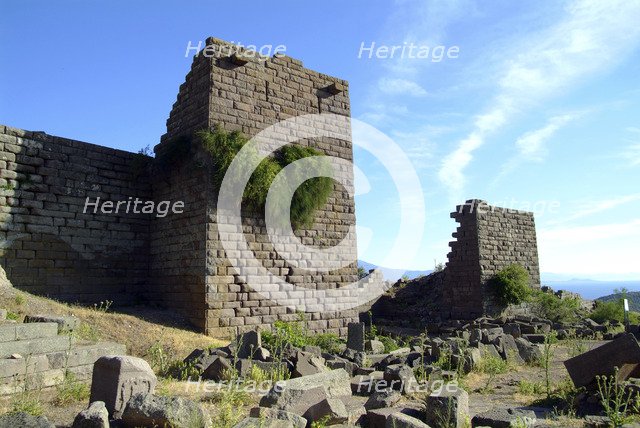 The gates of Assos, Turkey. Artist: Samuel Magal