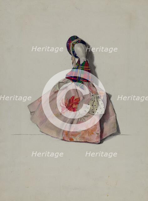 Clay Pipe Doll, c. 1936. Creator: Jane Iverson.