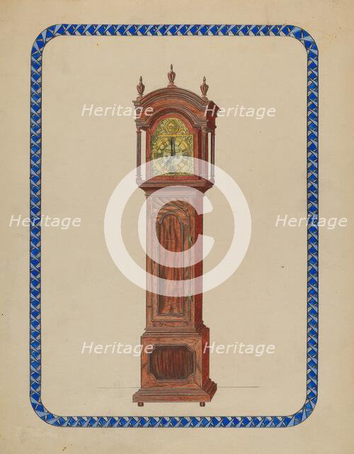 Clock, 1936. Creator: John Dieterich.