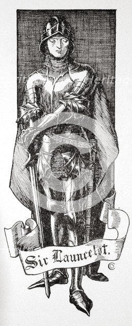 'Sir Launcelot', 1905.  Artist: Dora Curtis