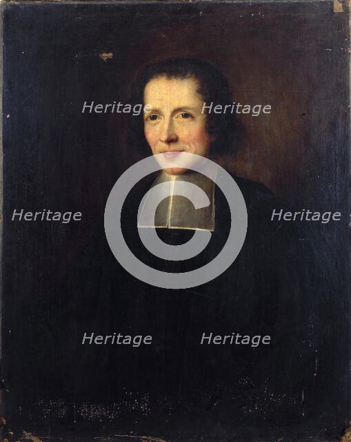 Portrait of a priest, formerly identified as Father La Chaise (1624-1709), confessor to..., c1700. Creator: Unknown.