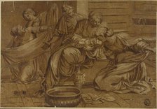 Birth of the Virgin, n.d. Creator: Domenichino.