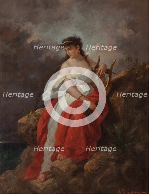 The Muse Terpsichore. Creator: Fanfani, Enrico (1810-1910).