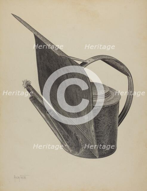 Jacking Torch, c. 1941. Creator: Amelia Tuccio.