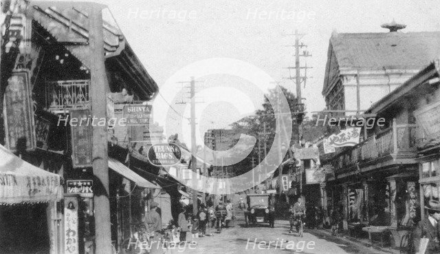 Street in Motomachi, Yokohama, Japan, 20th century. Artist: Unknown