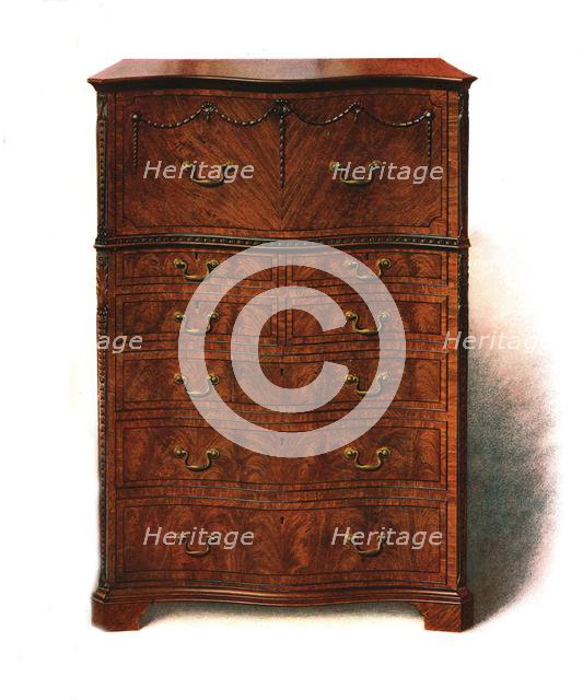 Mahogany Escritoire, 1907 (1908). Creator: Shirley Slocombe.