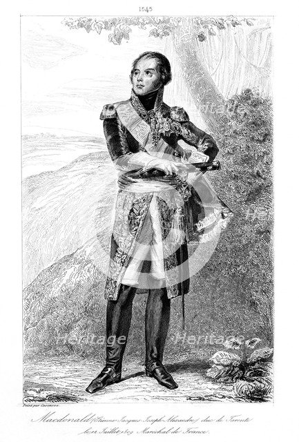 Etienne Jacques-Joseph-Alexandre MacDonald (1765-1840), Duke of Taranto and Marshal of France, 1839.Artist: Francois Pigeot