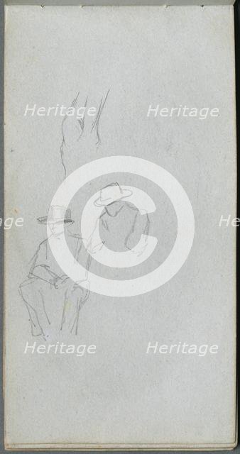 Sketchbook, page 32: Study of Figures. Creator: Ernest Meissonier (French, 1815-1891).