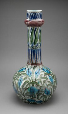 Vase, England, c. 1885. Creator: William de Morgan.
