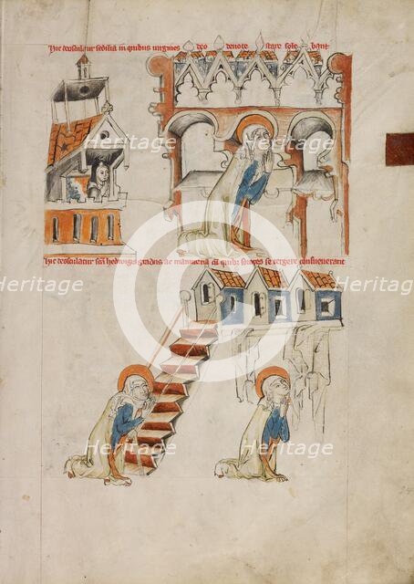 Saint Hedwig Kissing the Choirstalls at the Convent Trebnitz, 1353. Creator: Unknown.