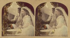 Veiled Bride, about 1865. Creator: London Stereoscopic & Photographic Co.