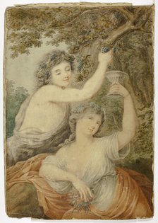 Bacchus and Maiden, 1747/1785. Creator: Giovanni Battista Cipriani.