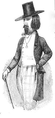 The Parisian Dandy, 1844. Creator: Unknown.