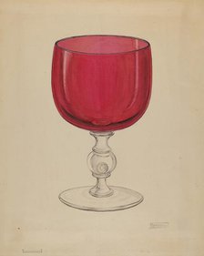 Ornamental Goblet, c. 1936. Creator: Frank Fumagalli.