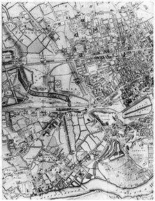 Plan of the parish of St George's, Hanover Square, London, 1907. Artist: Unknown