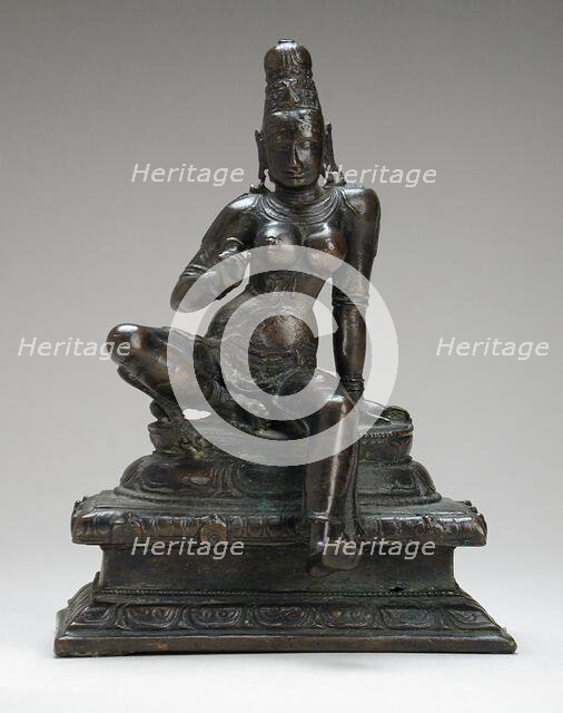 The Hindu Goddess Parvati, 11th century. Creator: Unknown.