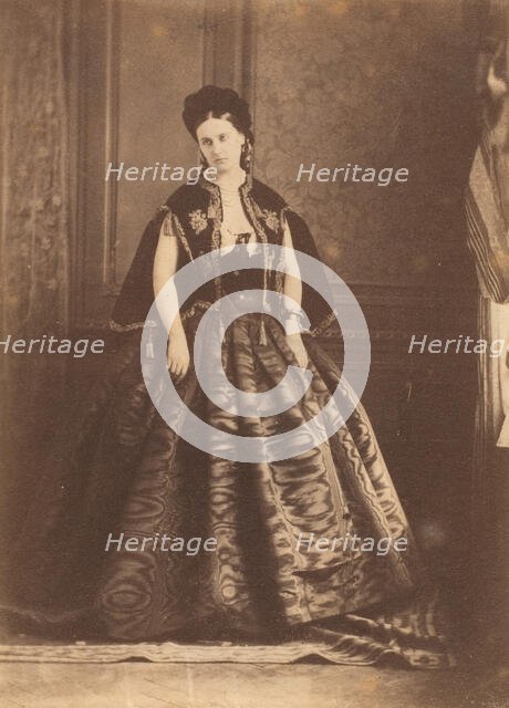 La robe de moiré, 1860s. Creator: Pierre-Louis Pierson.