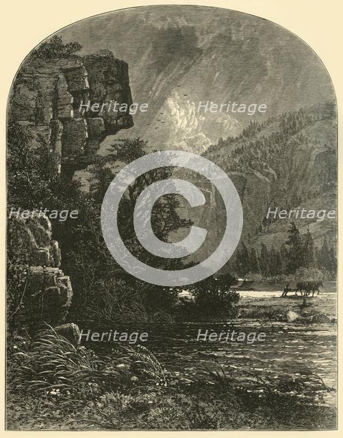 'Profile Rock', 1874.  Creator: W. J. Linton.