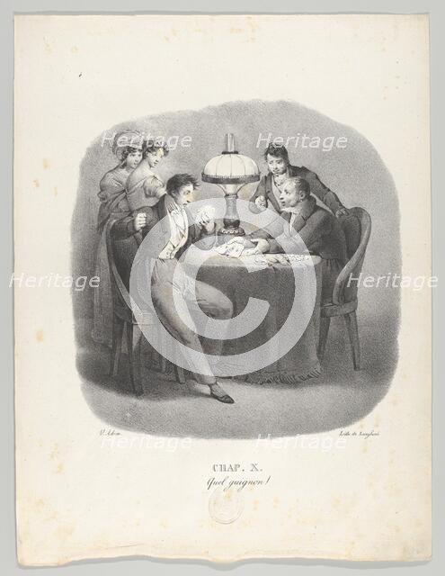 Chap. X: Quel guignon! (What bad luck!), 1824. Creator: Victor Adam.
