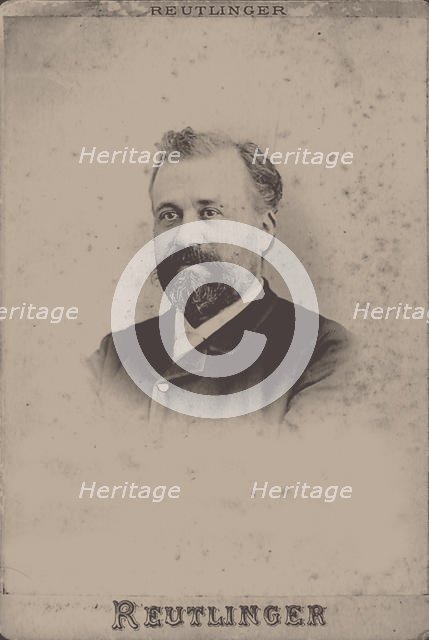 Portrait of the composer Henri Maréchal (1842-1924) , 1893. Creator: Photo studio Reutlinger, Paris  .