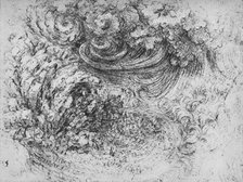'A Cloudburst', c1480 (1945). Artist: Leonardo da Vinci.